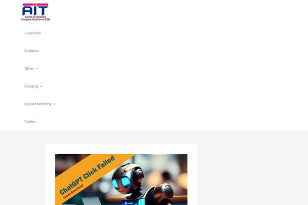 aitechtonic.com site used Blogauthor