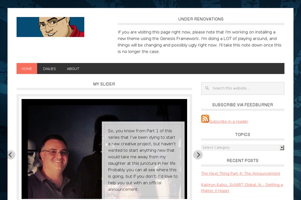 WordPress website example screenshot