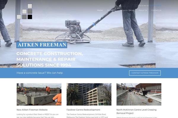 Construction theme site design template sample