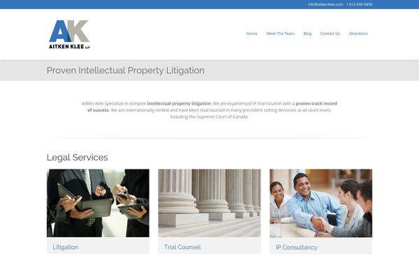 Site using Gdlr-lawyer plugin