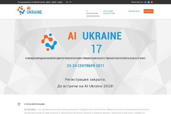 Thekeynote theme site design template sample