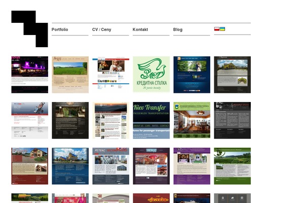 Portfolium theme site design template sample