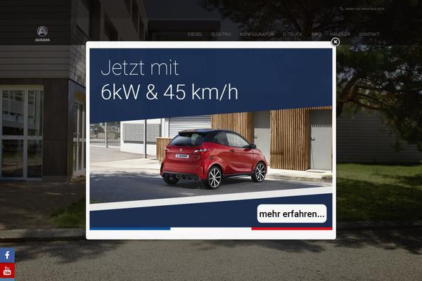 aixam.de site used Automotive Car Dealership Business WordPress Theme