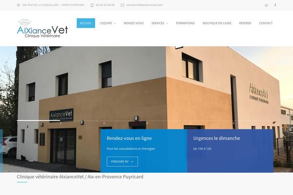 Medicenter-child theme site design template sample