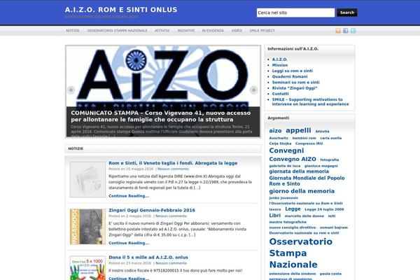 aizo.it site used Arras WP theme