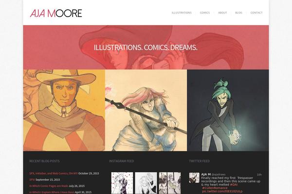 Klaus theme site design template sample