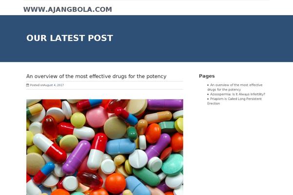 ajangbola.com site used Ajangbola