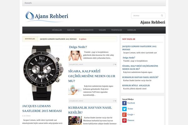 Tribune theme site design template sample