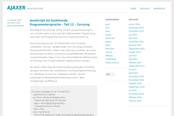 ajaxer.de site used Yoko