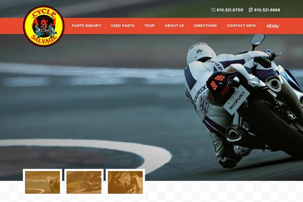 Cycle theme site design template sample