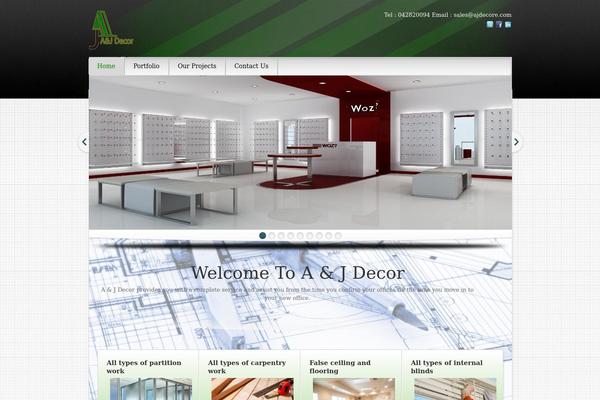 Supermassive theme site design template sample