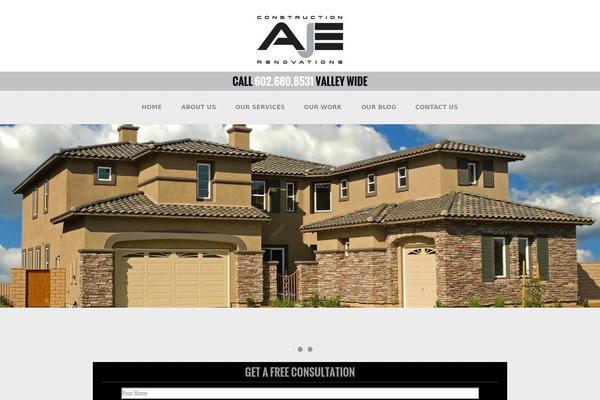 ajeconstructionaz.com site used Aje