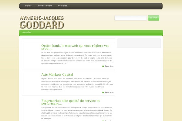 EarthlyTouch theme site design template sample