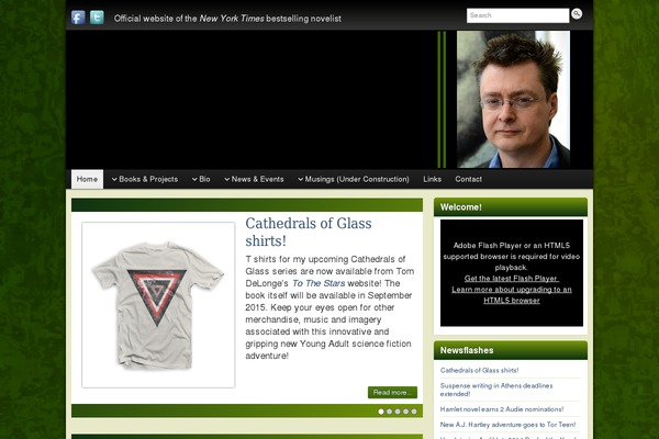 Author Pro theme site design template sample