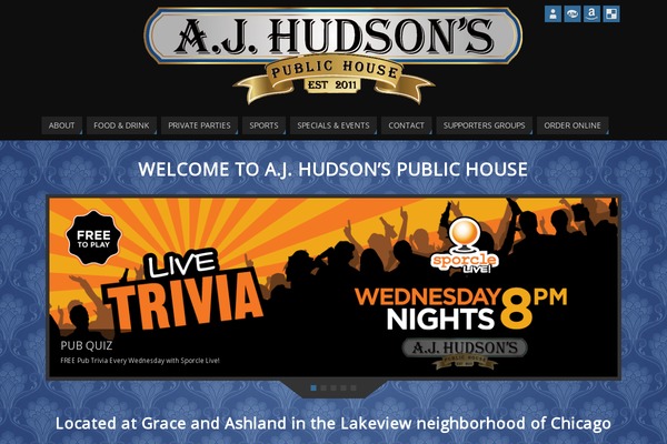 Parabola theme site design template sample