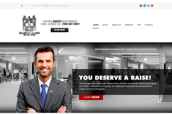 Maxima theme site design template sample