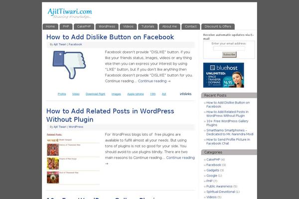Site using TubePress plugin
