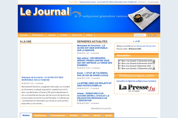 ajjarida.com site used Tj_forester