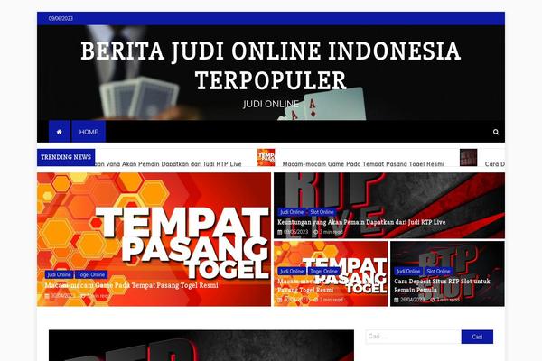 Refined Magazine theme site design template sample