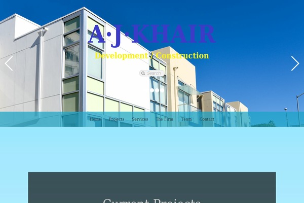 Parallax theme site design template sample