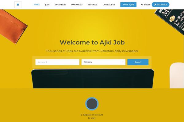 Noo-jobmonster theme site design template sample