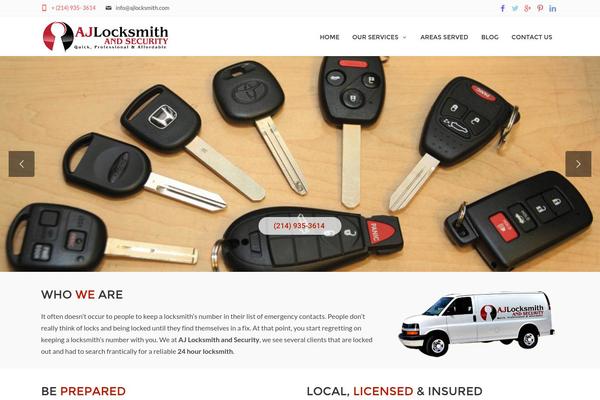 Fortuna theme site design template sample