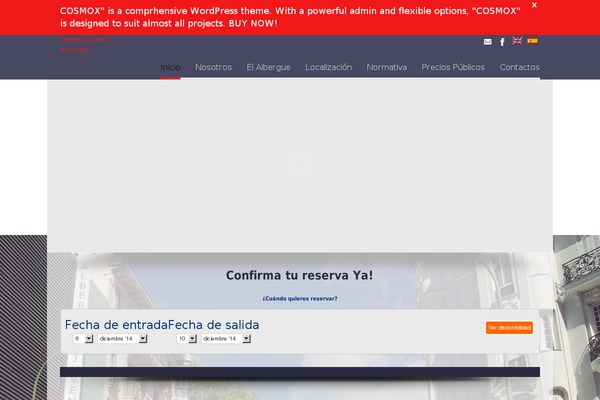 Cosmox theme site design template sample