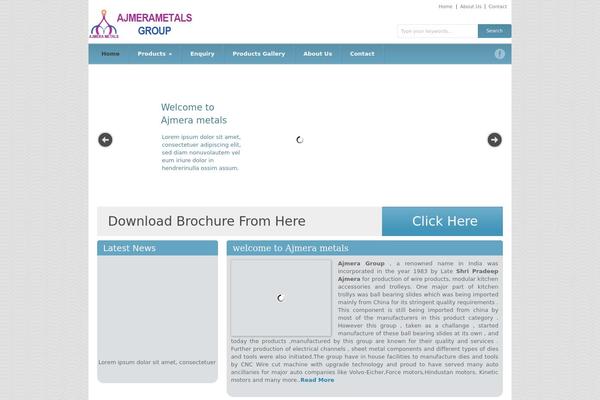 Grand College theme site design template sample