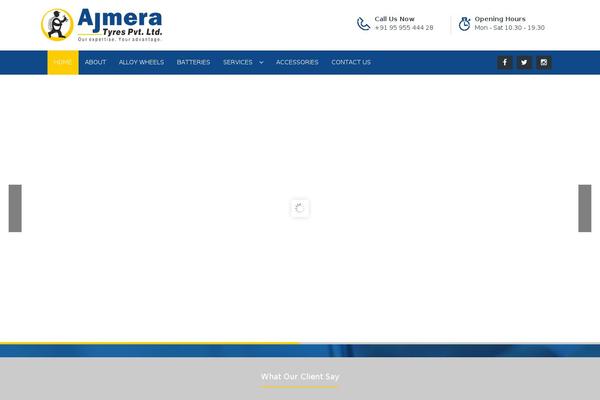 Customizr theme site design template sample
