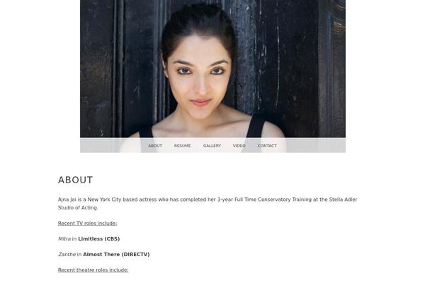 Snaps theme site design template sample
