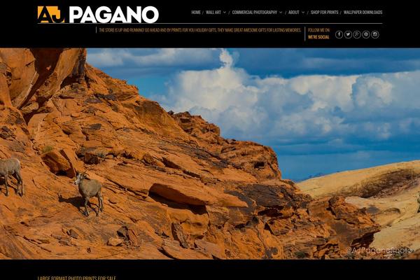 Mindig theme site design template sample
