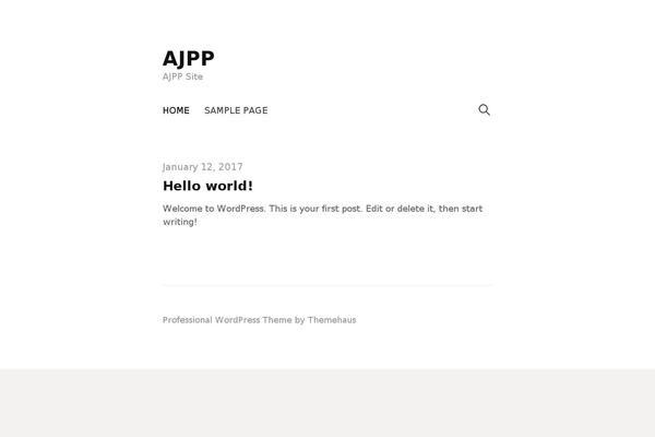 Write theme site design template sample