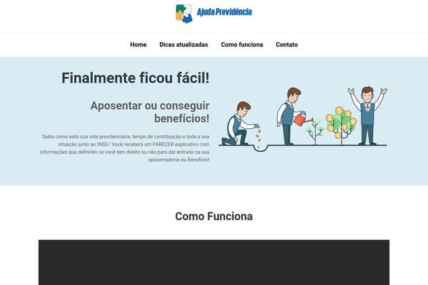 Marketing theme site design template sample