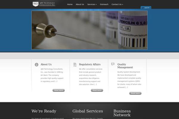 TheCorporation theme site design template sample