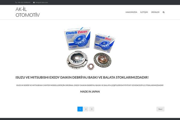 Ultra theme site design template sample