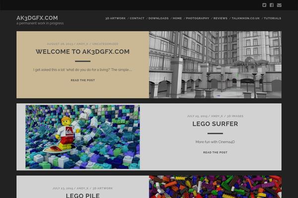 Tracks theme site design template sample
