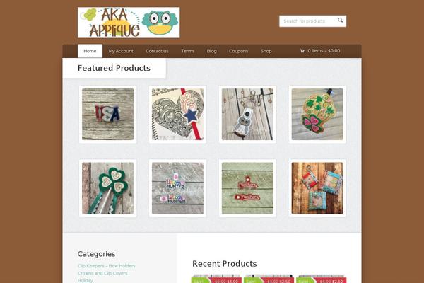 Wootique theme site design template sample
