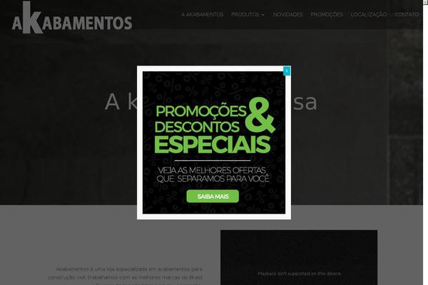 Ak theme site design template sample