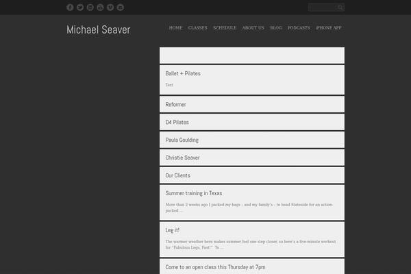 Webzine theme site design template sample
