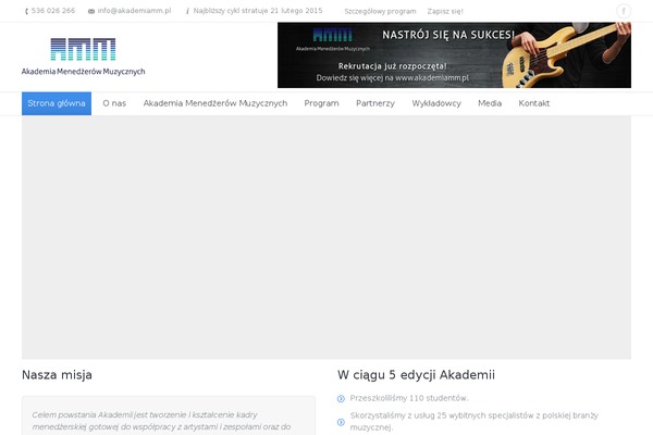 akademiamm.pl site used Amm