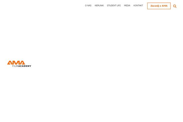 AMA theme site design template sample