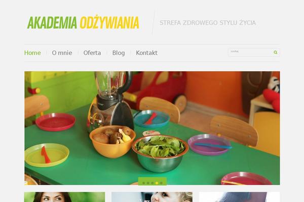 Fitmeal theme site design template sample