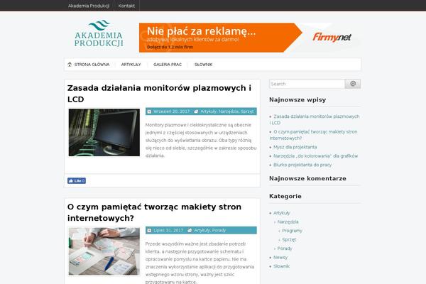 BlogsTrend theme site design template sample