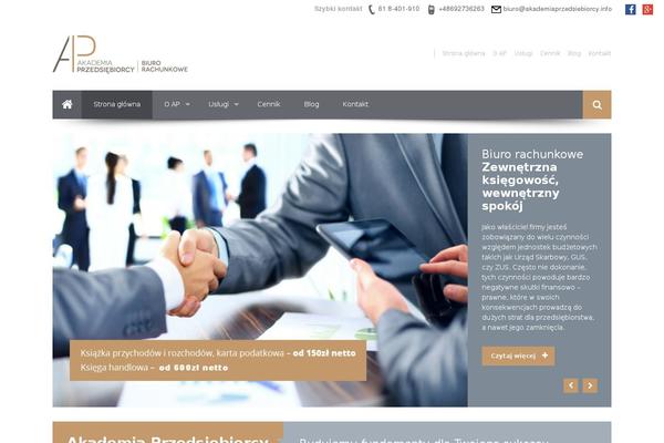 Site using Speed Contact Bar plugin
