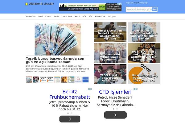 akademiklise.biz site used Wpt-protekno