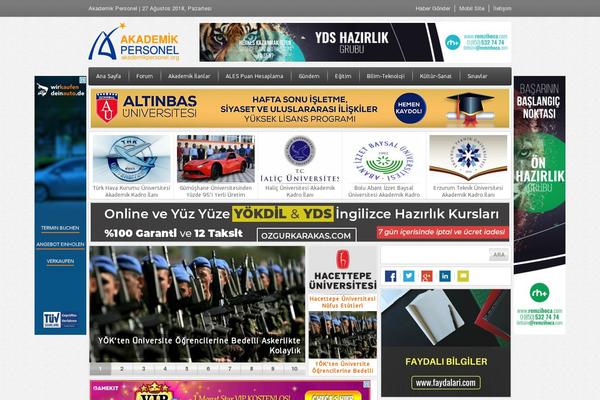 Havadis theme site design template sample