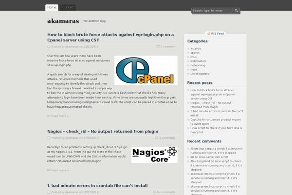 zBench theme site design template sample