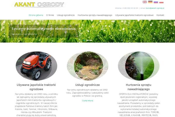 Spacious Child theme site design template sample