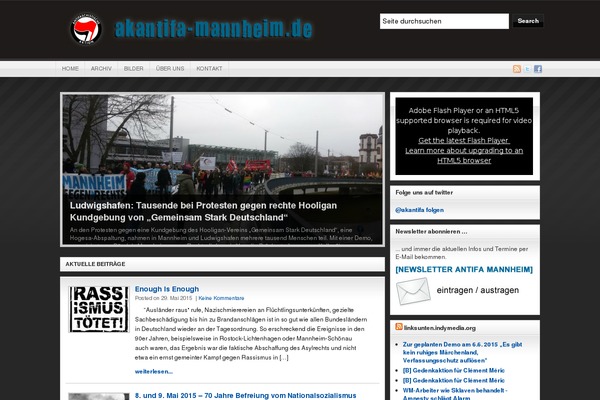 Site using 2 Click Social Media Buttons plugin