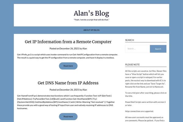 ResponsiveBlogily theme site design template sample